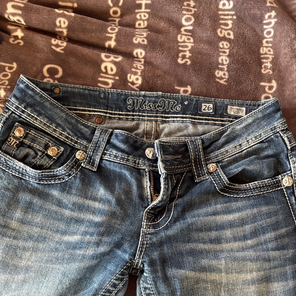 Miss Me Women’s Dark Blue Bootcut Jeans